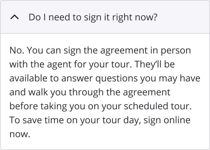 Touring Agreement Activation – Zillow Help Center